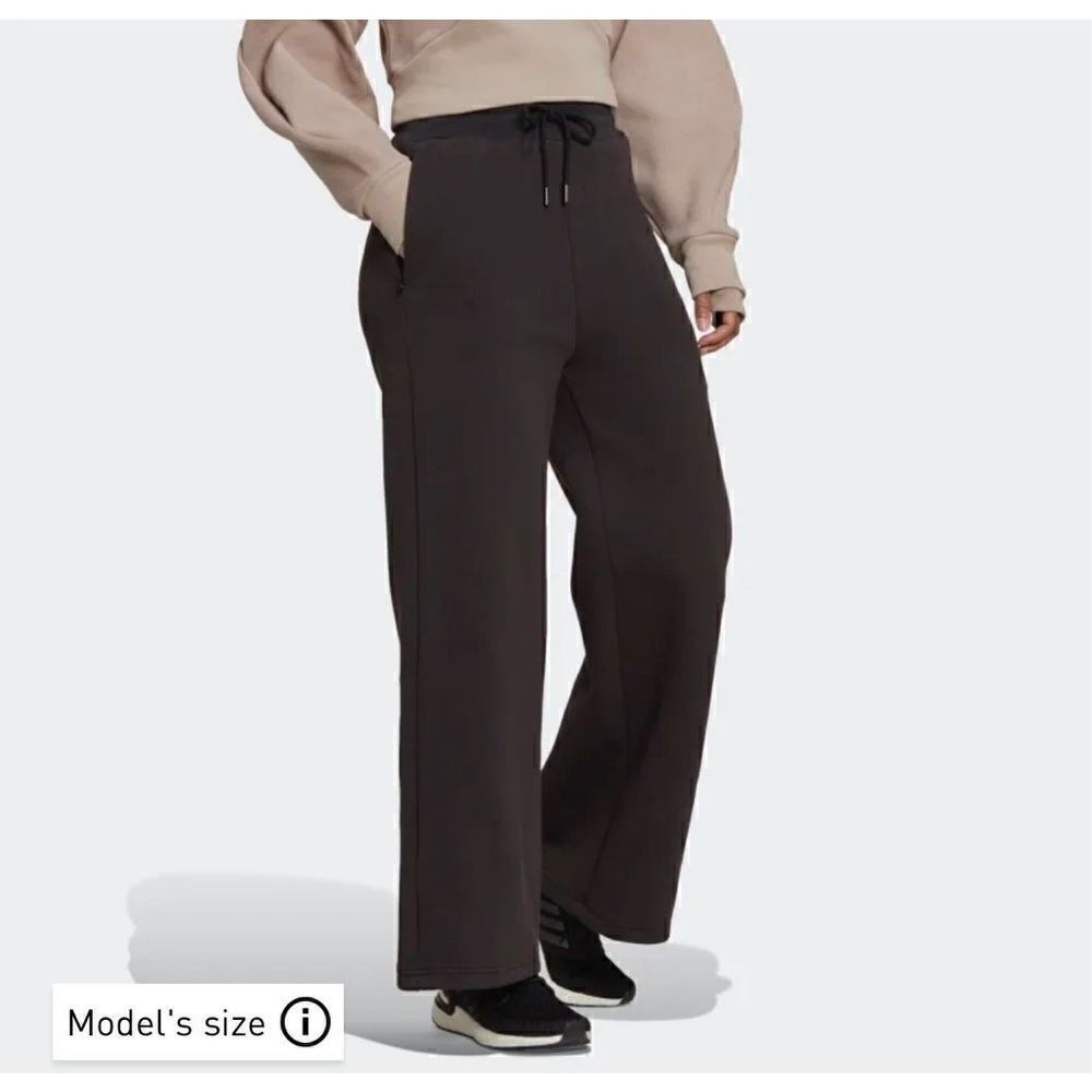 Adidas Badge of Sport Pants Wide Leg Black